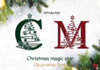 Christmas Magic Star Font - Featured Image
