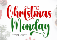 Christmas Monday Font - Featured Image