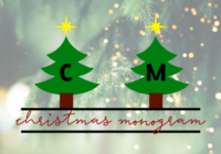 Christmas Monogram Font - Featured Image