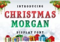 Christmas Morgan Font - Featured Image