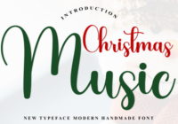 Christmas Music Font - Featured Image
