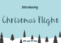 Christmas Night Font - Featured Image