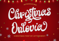 Christmas Onlovia Font - Featured Image