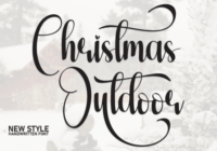 Christmas Outdoor Font - Featured Image