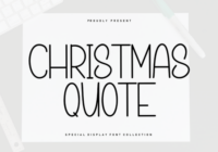 Christmas Quote Font - Featured Image