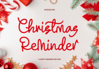 Christmas Reminder Font - Featured Image