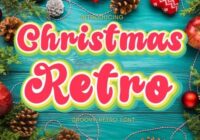 Christmas Retro Font - Featured Image