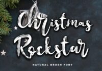 Christmas Rockstar Font - Featured Image