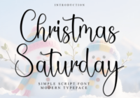 Christmas Saturday Font - Featured Image