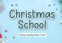 Christmas School Font - Featured Image