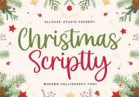Christmas Scriptty Font - Featured Image