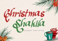 Christmas Shakila Font - Featured Image