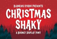 Christmas Shaky Font - Featured Image