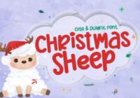 Christmas Sheep Font - Featured Image