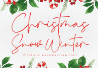 Christmas Snow Winter Font - Featured Image