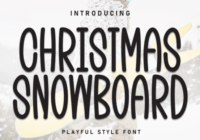 Christmas Snowboard Font - Featured Image