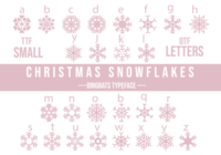 Christmas Snowflakes 2.0 Font - Featured Image