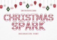 Christmas Spark Font - Featured Image