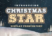 Christmas Star Font - Featured Image