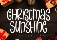 Christmas Sunshine Font - Featured Image