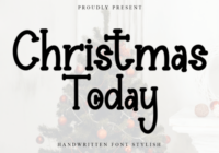 Christmas Today Font - Featured Image