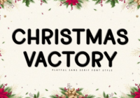Christmas Vactory Font - Featured Image