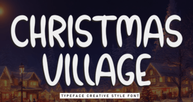Christmas Village Font - Featured Image