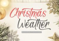 Christmas Weather Font - Featured Image