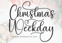 Christmas Weekday Font - Featured Image