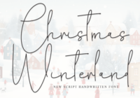 Christmas Winterland Font - Featured Image