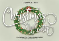 Christmas Wreath Font - Featured Image