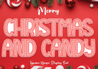 Christmas and Candy Font - Featured Image