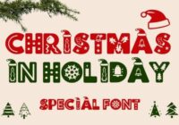 Christmas in Holiday Font - Featured Image