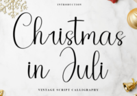 Christmas in Juli Font - Featured Image