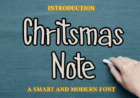 Chritsmas Note Font - Featured Image