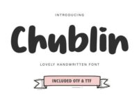 Chubblin Font - Featured Image