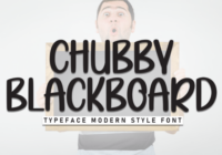 Chubby Blackboard Font - Featured Image
