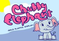Chubby Elephant Font - Featured Image