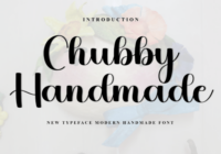 Chubby Handmade Font - Featured Image