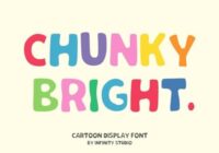 Chunky Bright Font - Featured Image