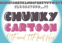 Chunky Cartoon Font - Featured Image