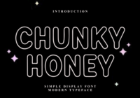 Chunky Honey Font - Featured Image