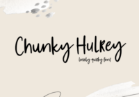 Chunky Hulrey Font - Featured Image