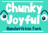 Chunky Joyful Font - Featured Image