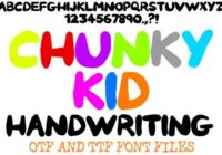 Chunky Kid Font - Featured Image