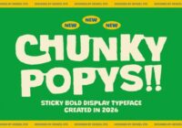 Chunky Popys Font - Featured Image