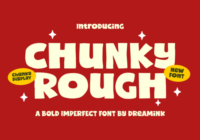 Chunky Rough Font - Featured Image