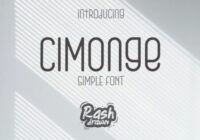 Cimonge Font - Featured Image