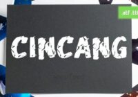 Cincang Font - Featured Image