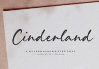 Cinderland Font - Featured Image